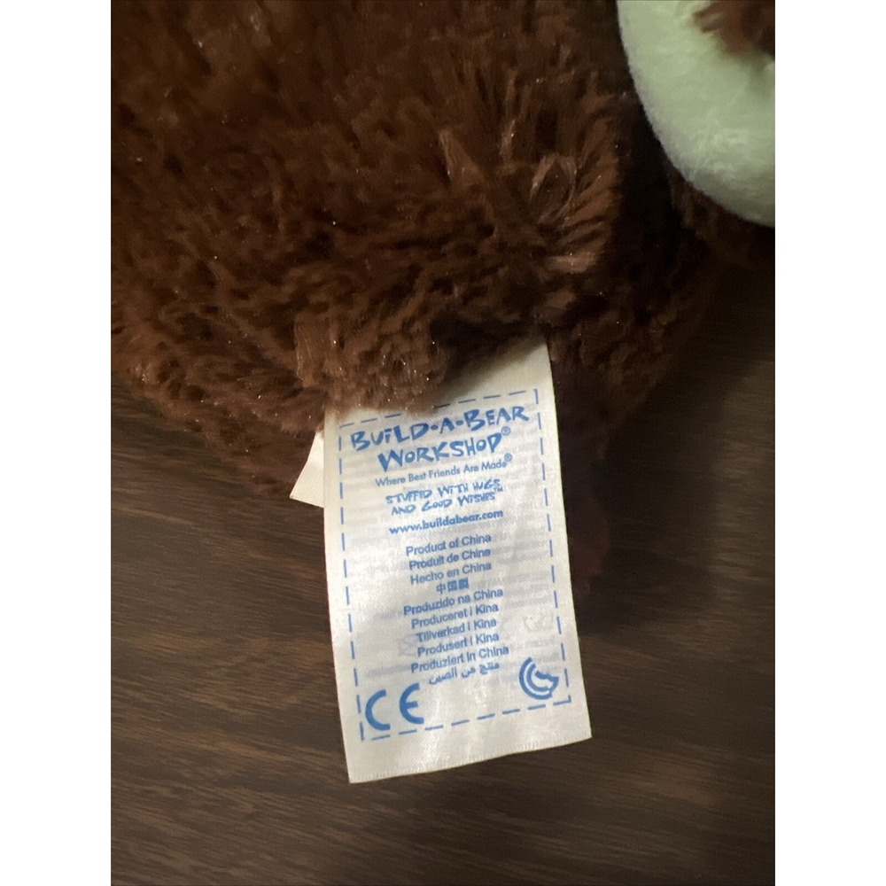 Build-A-Bear Girl Scouts Thin Mints Cookie Teddy Bear Brown Green Plush 16 inch - Picture 5 of 6